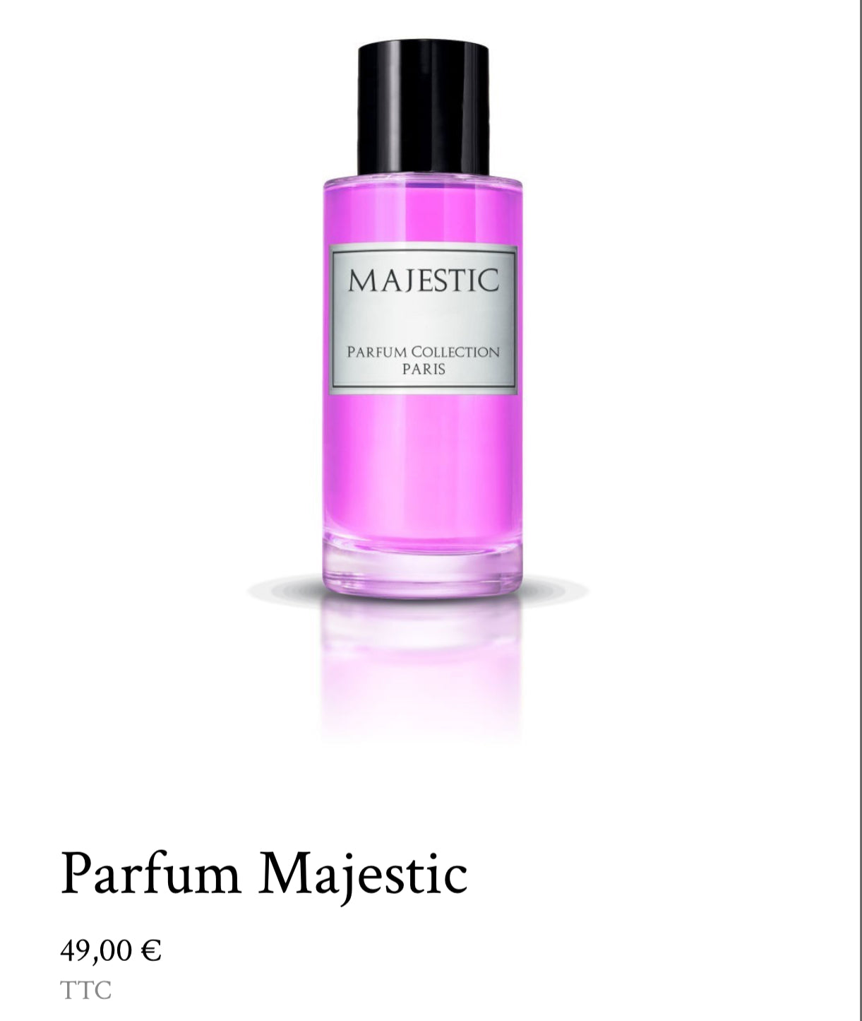 Perfume Majestic(senteour supreme bouquet ysl)