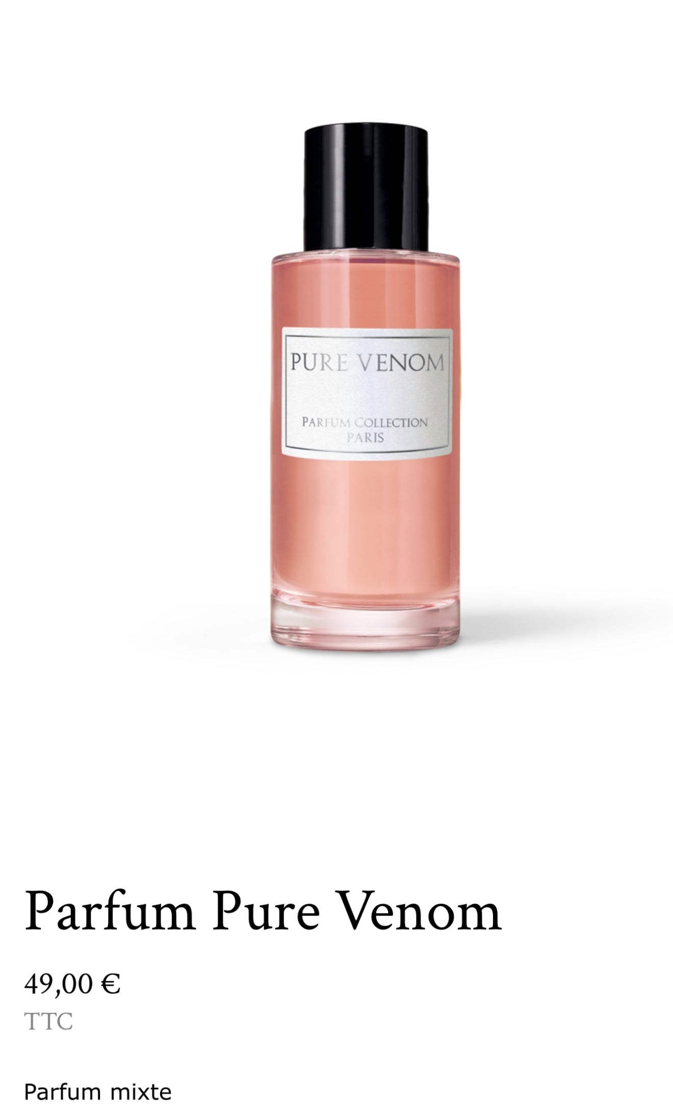 Perfume puré venom(crazy Moody Arabian)