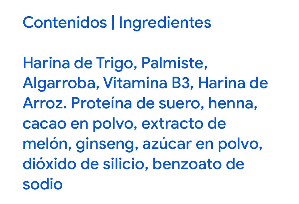 Aumentador de peso y volumen sabor neutro