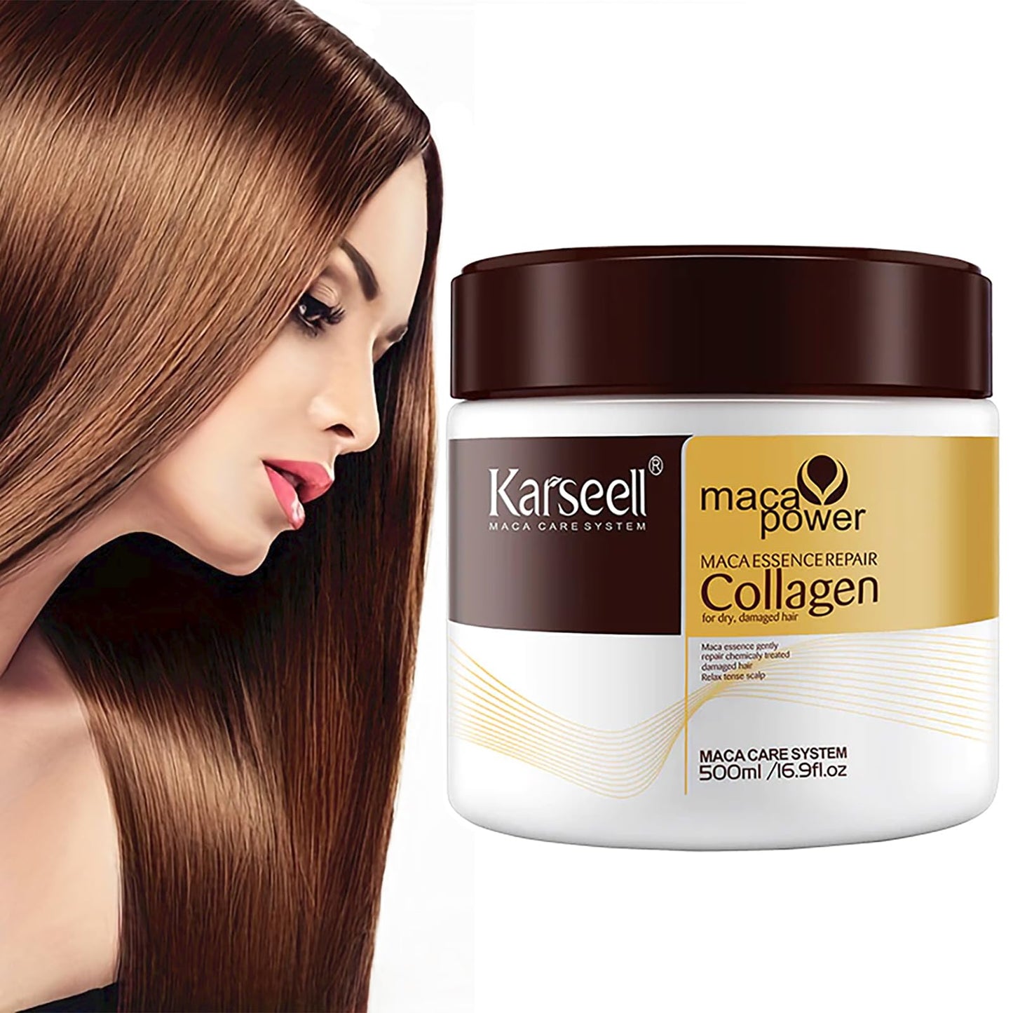 Karsel mascarilla  súper reparadora del cabello y unica en España ✨