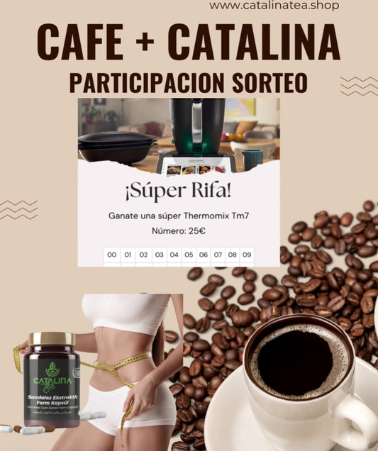 Pack catalina + café+ participación  Thermomix Tm7 valorada en 1600€